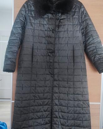 cappotto trapunta verde oliva