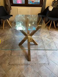 Tavolo cucina vetro