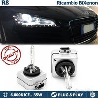 Lampadine Ricambio BI-XENON D1S per AUDI R8 6000K