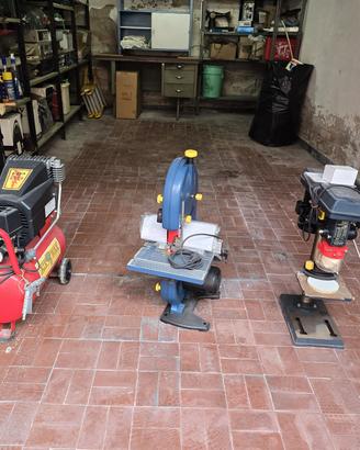 Lotto 3 Macchinari: Compressore, Sega e Trapano