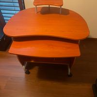 Scrivania piano estraibile