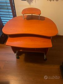 Scrivania piano estraibile