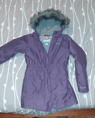 Giubbotto Bambina Parka Columbia Viola 10 anni