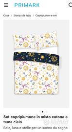Set Copripiumone Matrimoniale Primark 200 x 200 cm