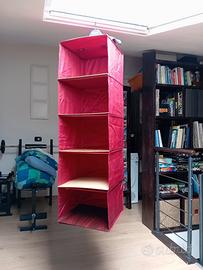 porta abiti in tessuto x armadio 