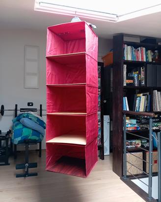 porta abiti in tessuto x armadio 