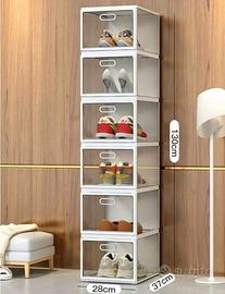 Organizzatore scarpe a 6 cubi 