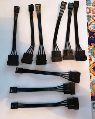 lotto adattatori molex floppy pc