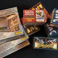 Box di Figurine Panini Calciatori e Mondiali