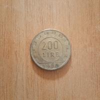  200 Lire 1978 - Moneta Rara Antica