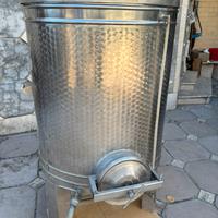 Cisterna per vino acciaio inox 500 litri