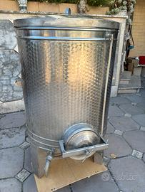 Cisterna per vino acciaio inox 500 litri