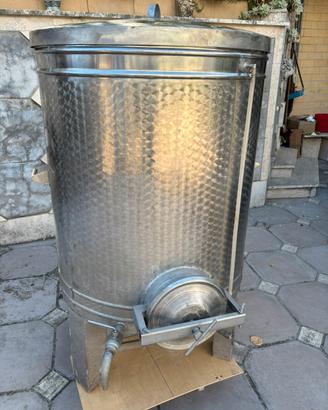 Cisterna per vino acciaio inox 500 litri