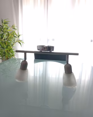 Lampadario a 2 faretti 