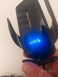 supporto auto per cellulare con ricarica wireless 