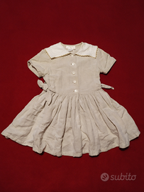 Abito di lino e viscosa - Monnalisa Baby Italy
