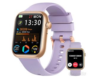 smartwatch donna con chiamate vivavoce e messaggi