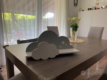 Mensola cameretta bambini tema nuvola