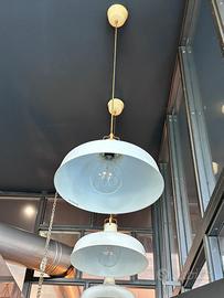 Lampadari stile industiale bianchi