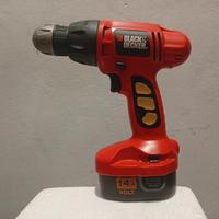 trapano avvitatore a batteria Black&Decker da 14v