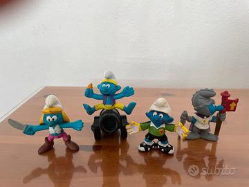 Collezione 4 pezzi Puffi Peyo