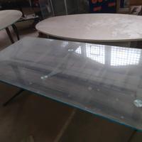 Scrivania in Vetro Temperato 180x90cm