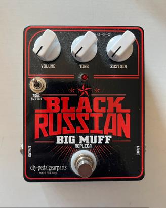 Distorsore pedale Black Russian Big Muff( replica)