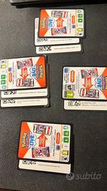 Lotto 42 codici gioco GCC Pokemon