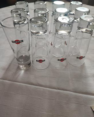 Servizio bicchieri martini vintage anni 60/70