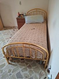 Sponde in ottone vintage per letto singolo