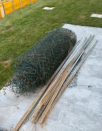 Rete a rombo con 9 pali – Lunghezza circa 20,5 m