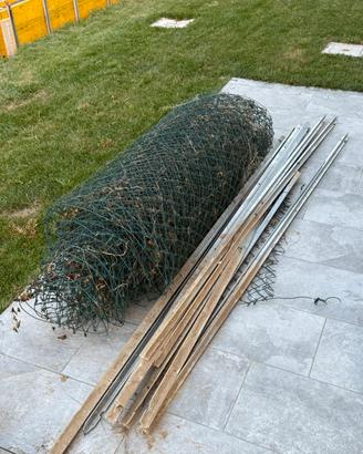 Rete a rombo con 9 pali – Lunghezza circa 20,5 m