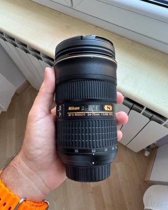 Nikon 24/70 2.8 G ED, GARANZIA AGOSTO 2027