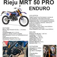 Rieju MRT 50 - 2023 PRO enduro