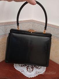 Borsetta a mano nera vintage 