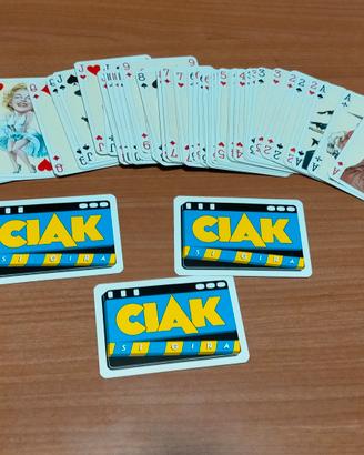 Carte da gioco Ciak gadget anni 80