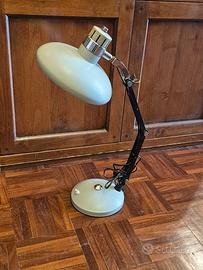 Lampada da scrivania anni '60 in ferro e alluminio