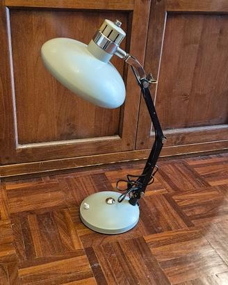 Lampada da scrivania anni '60 in ferro e alluminio