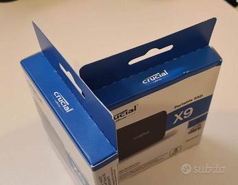 SSD 2TB Crucial X9 1050 MB/s - NUOVO