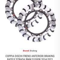 Coppia dischi freno braking batfly bmw S 1000 R rr