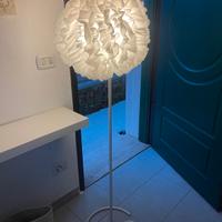 Set 2 lampade IKEA con decorazione in tessuto