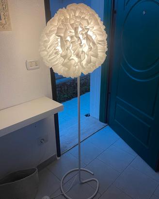Set 2 lampade IKEA con decorazione in tessuto