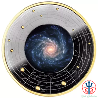 moneta argento Cameroon galassia NGC1232