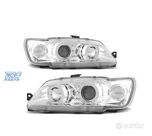 FARI PER PEUGEOT 306 93-97 ANGEL EYES FONDO CROMAT