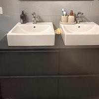 mobile bagno con doppio lavabo