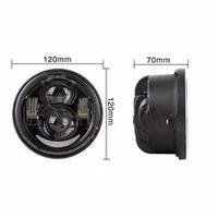4.5 "Doppio faro a LED per moto Fat Bob FXDF '08-p