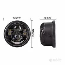 4.5 "Doppio faro a LED per moto Fat Bob FXDF '08-p