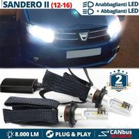 Kit Fari Full LEDH4 Dacia Sandero 2 Stepway 6500K
