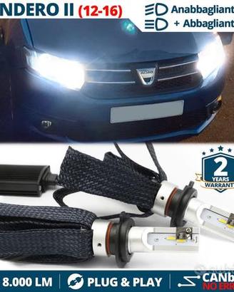 Kit Fari Full LEDH4 Dacia Sandero 2 Stepway 6500K