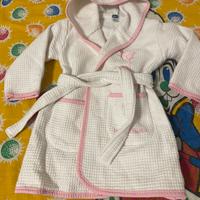 Accappatoio bimba 12 mesi